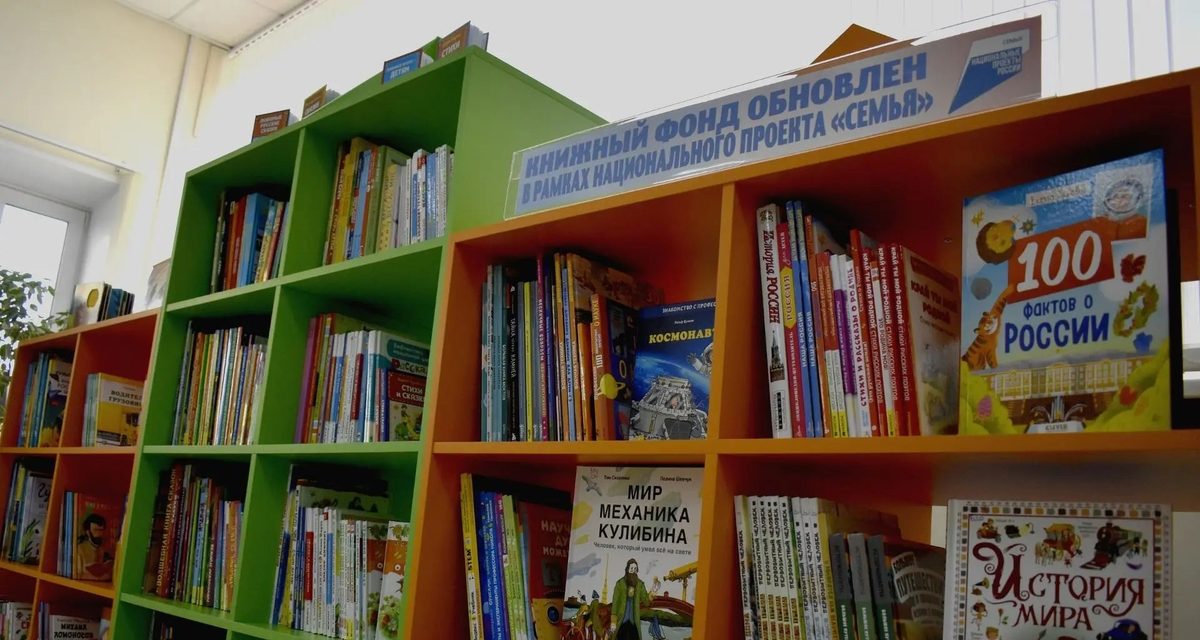 В библиотеке имени Некрасова появился книжный городок из ярких стеллажей-башенок